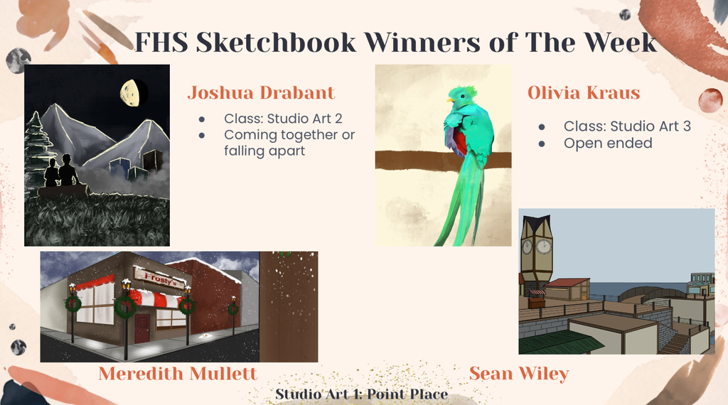 Sketchbook winners